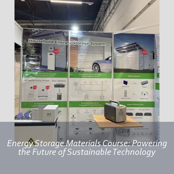 Energy Storage Materials Course: Powering the Future of Sustainable Technology