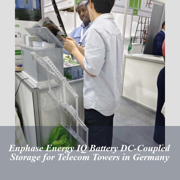 Enphase Energy IQ Battery DC-Coupled Storage for Telecom Towers in Germany
