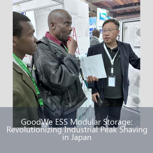 GoodWe ESS Modular Storage: Revolutionizing Industrial Peak Shaving in Japan