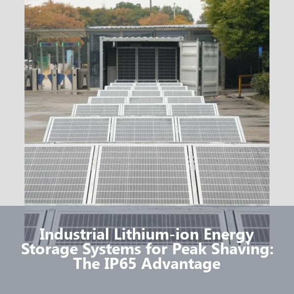 Industrial Lithium-ion Energy Storage Systems for Peak Shaving: The IP65 Advantage