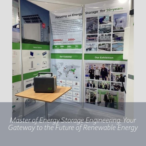Master of Energy Storage Engineering: Your Gateway to the Future of Renewable Energy