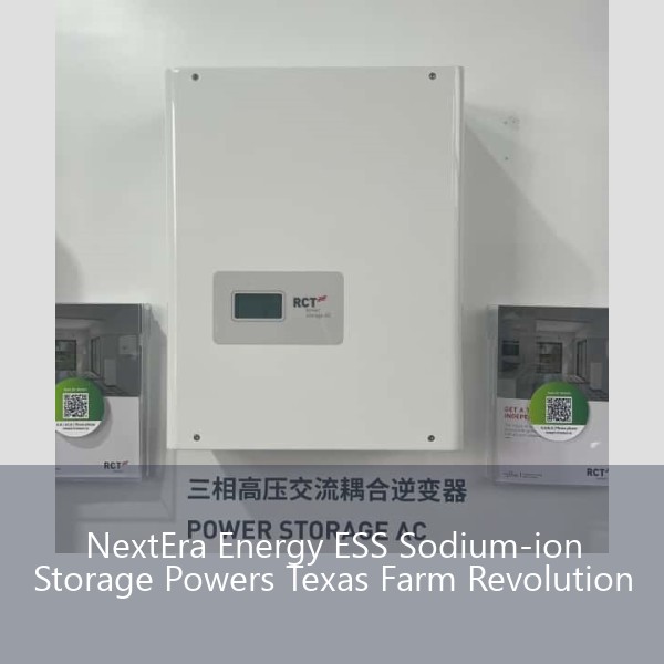 NextEra Energy ESS Sodium-ion Storage Powers Texas Farm Revolution