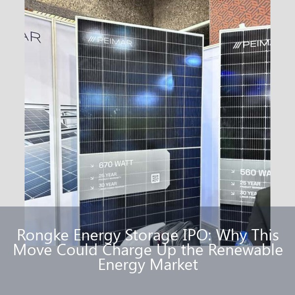Rongke Energy Storage IPO: Why This Move Could Charge Up the Renewable Energy Market