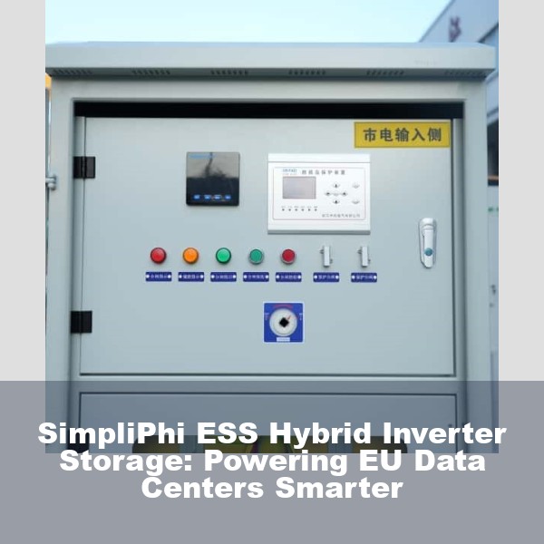 SimpliPhi ESS Hybrid Inverter Storage: Powering EU Data Centers Smarter