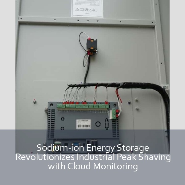 Sodium-ion Energy Storage Revolutionizes Industrial Peak Shaving with Cloud Monitoring