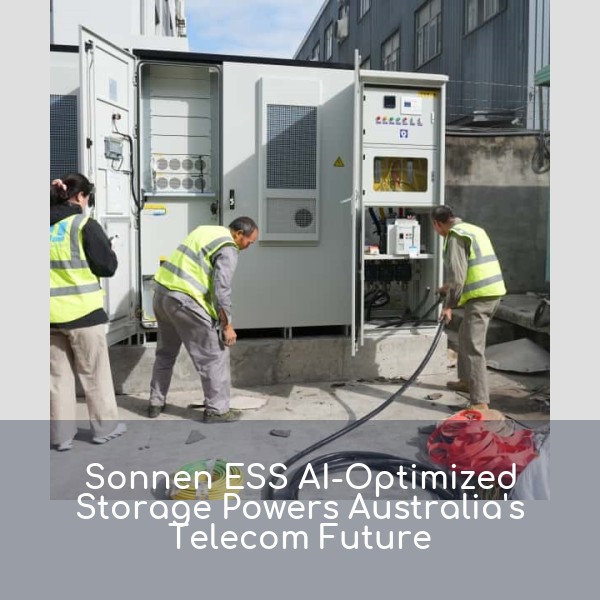 Sonnen ESS AI-Optimized Storage Powers Australia's Telecom Future