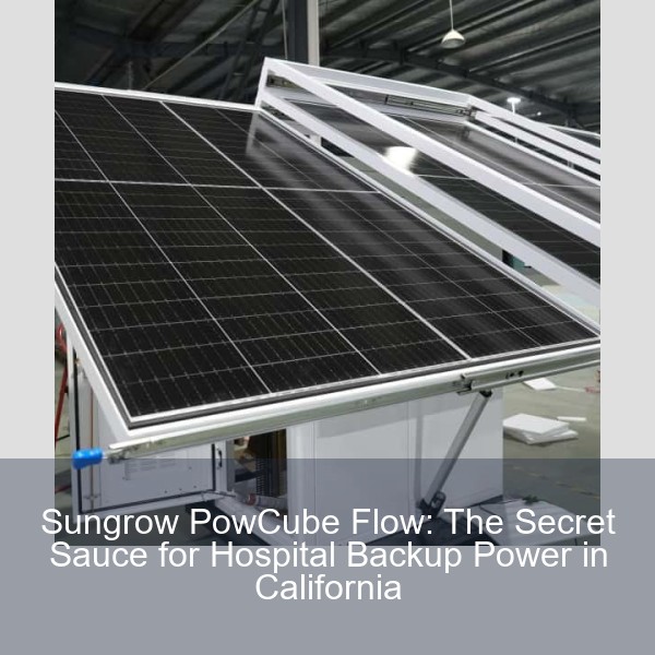 Sungrow PowCube Flow: The Secret Sauce for Hospital Backup Power in California