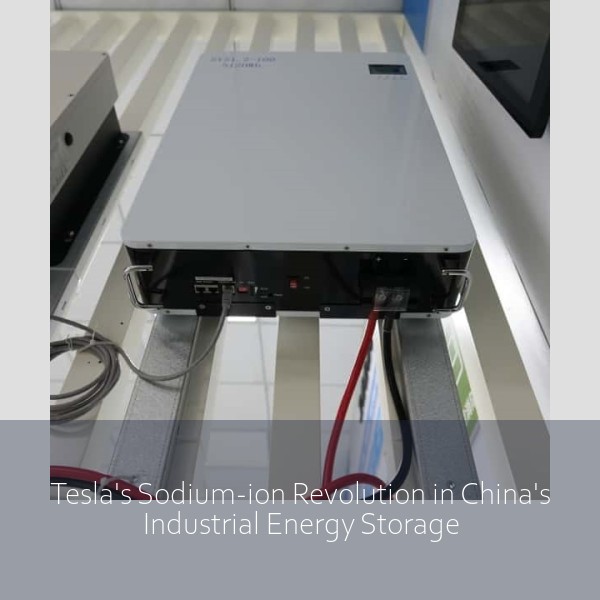 Tesla's Sodium-ion Revolution in China's Industrial Energy Storage